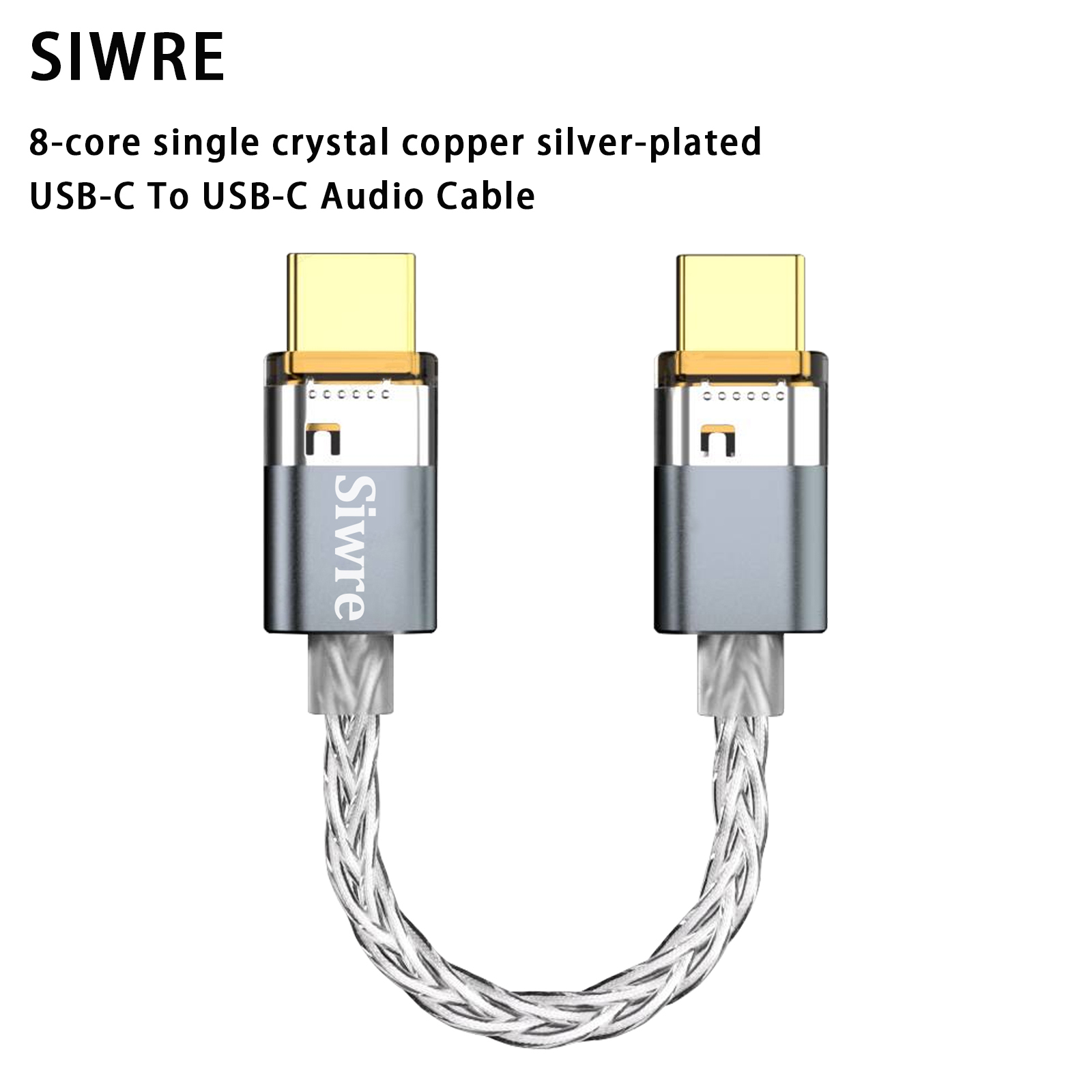 Headphone Amplifier - SIWRE OT1 Type-c naar Type-c audiokabel