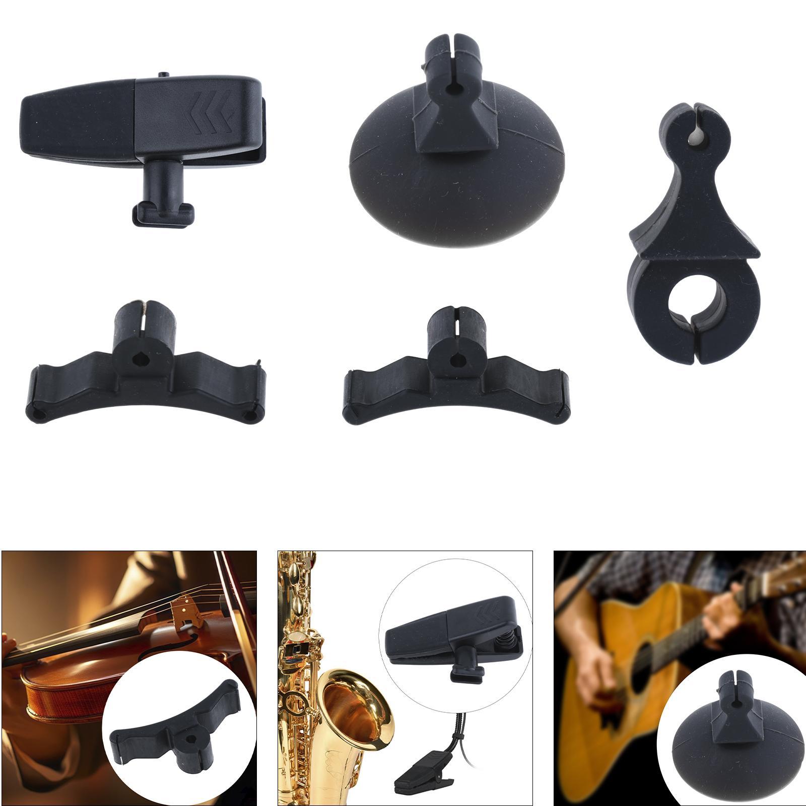 Microphone Capsule - Instrumentmicrofoonclip Multifunctionele condensatormicrofoonclipstandaard voor houten fluit,