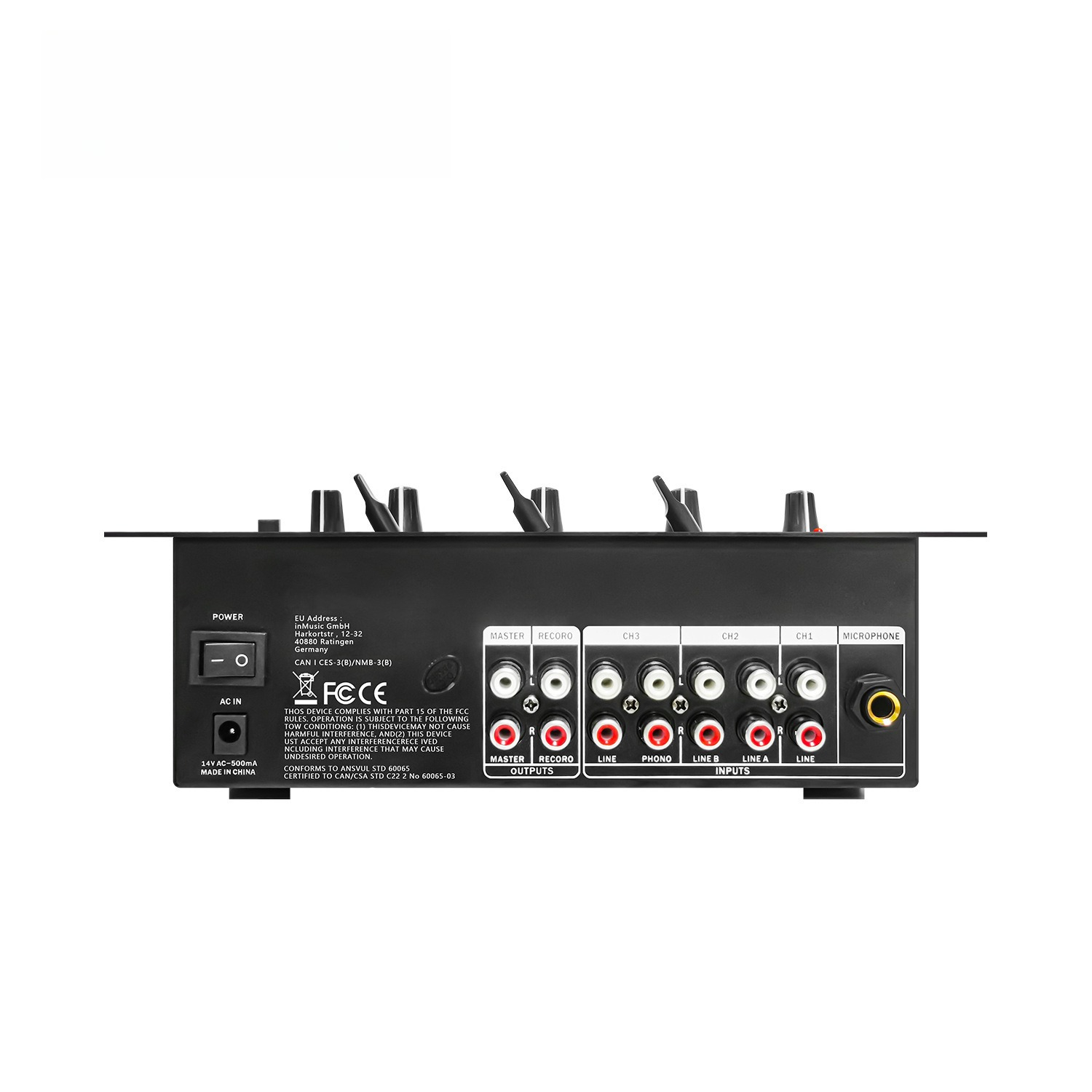 4-kanaals DJ-mixer, profession - Audio Interface recensie en prijs