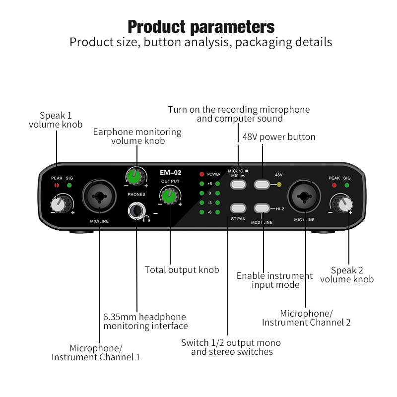 Audio Interface Met Microfoon  - Condenser Microphone Kit recensie en prijs