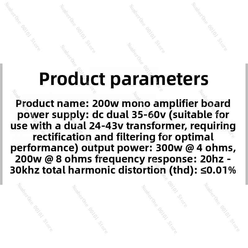 Verbeterde 200W Mono HiFi Eind - Hifi Amplifier Board recensie en prijs