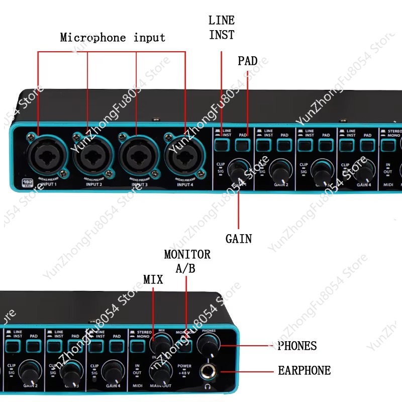 Professionele 3e Generatie 4x4 - Audio Interface recensie en prijs