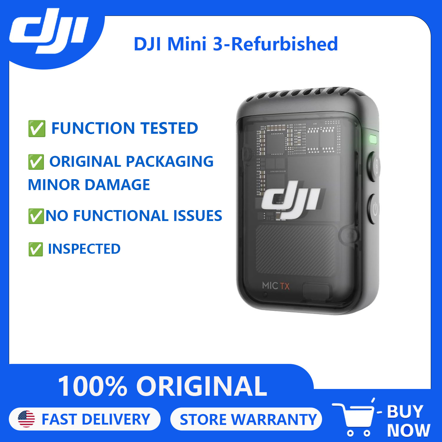 Gereviseerde DJI Mic 2 Zender  - Microphone Capsule recensie en prijs