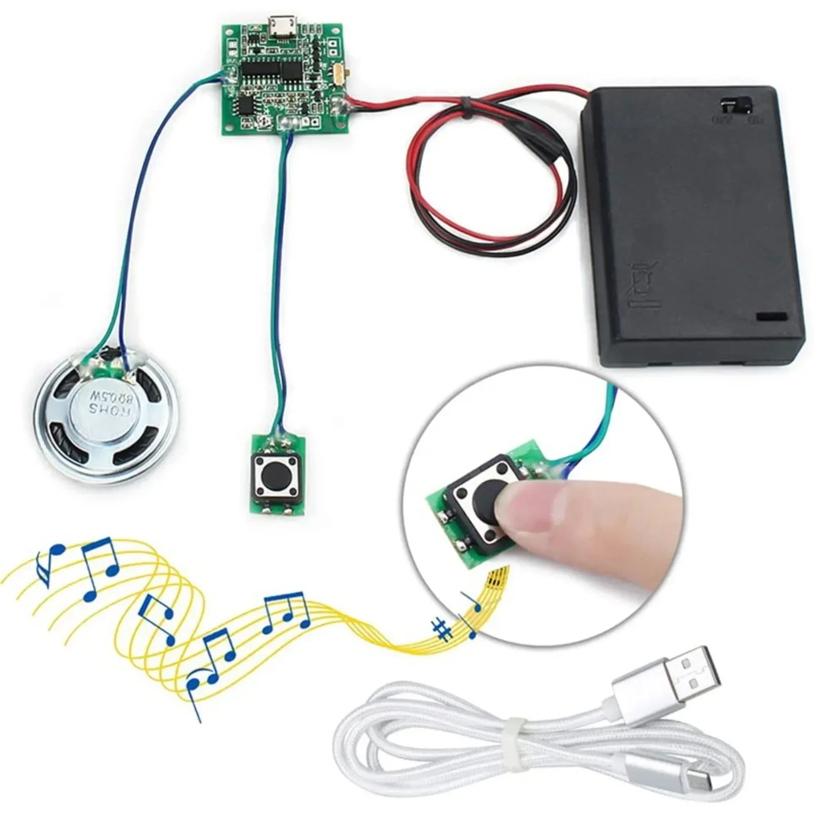 DIYmall Opneembare 8M MP3 WAV  - Diy Speaker recensie en prijs