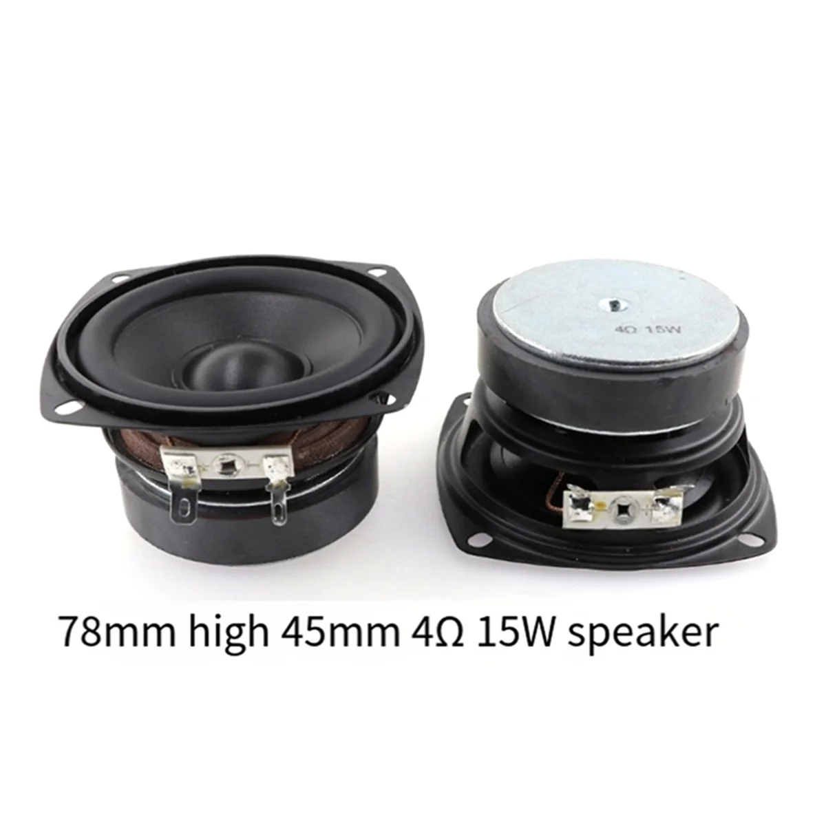 NIEUW 2 stuks 78MM 4Ohm 15W Su - Diy Speaker recensie en prijs